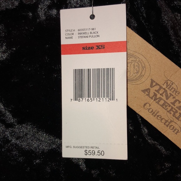 Nine West Vintage America Black Pants. NWT. XS - Picture 9 of 9